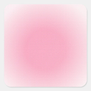 Roze Witte Aangepaste Lege Sjabloon Vierkante Sticker