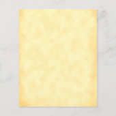 Roze Witte Botanische Rozen Flyer Sjabloon (Achterkant)