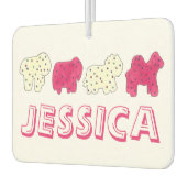 Roze witte circusdierentuin luchtverfrisser (Links)