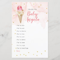 Roze witte crème Glitter Prayers voor Baby