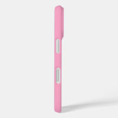 Roze Witte Elegante Kalligrafie Script Naam Case-Mate iPhone Case (Achterkant / Rechts)