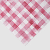 Roze witte geplakte strepen Verjaardag Tissuepapier (Detail)