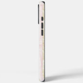Roze witte gouden strepen Case-Mate iPhone case (Achterkant / Links)