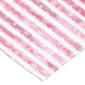 Roze & Witte Kerstvreugde Rendier Tafelkleed (Gekanteld)