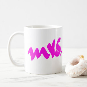 Roze Witte Kleurrijke Mevrouw Cadeaus Voor Haar Koffiemok