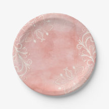 Roze & Witte Lace Bloemen Shabby Chic