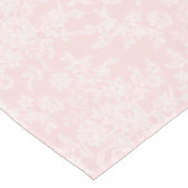 Roze & Witte Lace Trouwstof Tafeldoek Tafelkleed (Gekanteld)