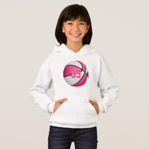 roze witte meisjes jersey