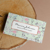 roze witte mint vogelpest collage visitekaartje