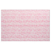 Roze witte, moderne waterverf gescallopeerde strep stof (Fat Quarter)