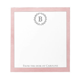 Roze witte Notitieblok