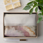 Roze Witte Paarse Pioenrozen Trouwfeest Tissuepapier (Geschenk)