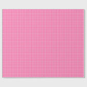 Roze-witte pasta Gingham-GIFT WRAPPING PAPER Cadeaupapier (Vlak)