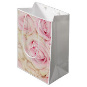  roze witte rozen liefde medium cadeauzakje (Voorkant Gekanteld)