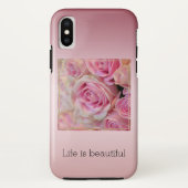 Roze witte rozen mooie momenten Case-Mate iPhone case (Achterkant)