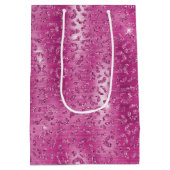 Roze witte spleet medium cadeauzakje (Achterkant)