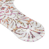 Roze witte  spoelvormig ontwerp snijplank (Hoek)