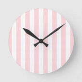 Roze & Witte Streep Klok (Voorkant)