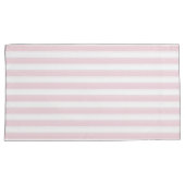 Roze & Witte Strepen Kussensloop (Voorkant-Rechts)