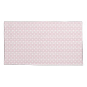 Roze & Witte Strepen Kussensloop (Achterkant-Links)