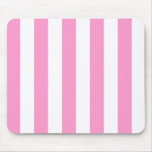 Roze & Witte Strepen Muismat