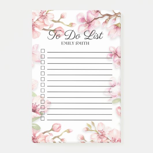 Roze, witte, vlentevlinnendoos om te doen post-it® notes (Voorkant)