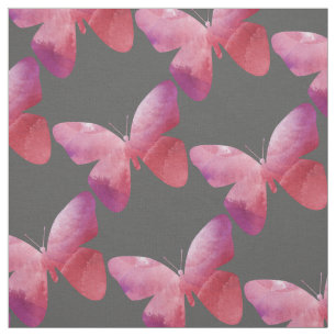 Roze witte vlinder stof