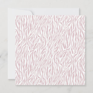 Roze Witte Zebra Print Sweet Sixteen Kaart