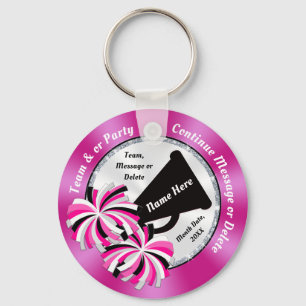 Roze, witte, zwarte Sleutelhangers voor aangepaste