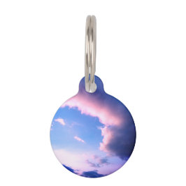 Roze wolk huisdierpenning