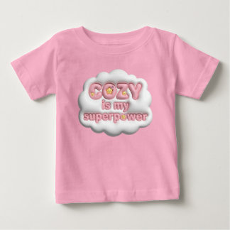 Roze Wolk Knus Is Mijn Superkracht Baby Meisje T-s