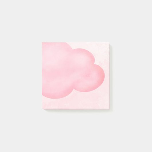 Roze wolk post-it® notes (Voorkant)