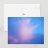 Roze wolken briefkaart (Voorkant / Achterkant)