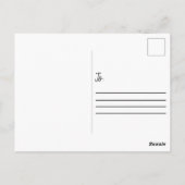 Roze wolken briefkaart (Achterkant)