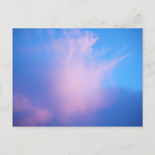 Roze wolken briefkaart