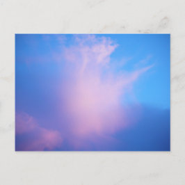Roze wolken briefkaart