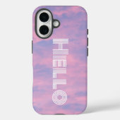 Roze wolken in Sky Hallo Case-Mate iPhone Case (Achterkant)