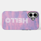 Roze wolken in Sky Hallo Case-Mate iPhone Case (Achterkant (horizontaal))