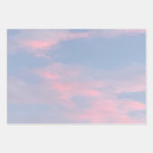 roze wolken inpakpapier vel (Voorkant 2)