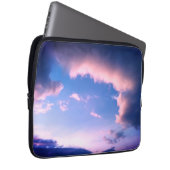 Roze wolken laptop sleeve (Voorkant Rechts)