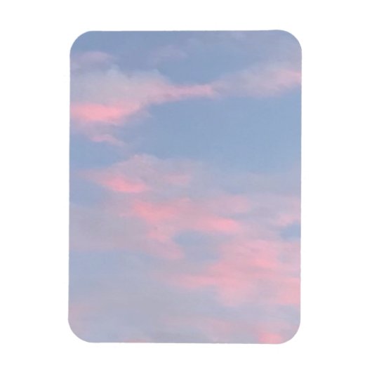  roze wolken magneet (Verticaal)
