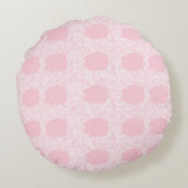 Roze wolken rondreis rond kussen (Achterkant)