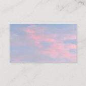 roze wolken visitekaartje (Voorkant)