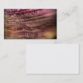 Roze wollen Visitekaartjes (Voorkant / Achterkant)