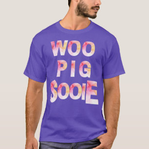 Roze Woo Varken Sooie T-shirt