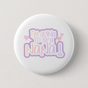 Roze wordt een Nana Ronde Button 5,7 Cm