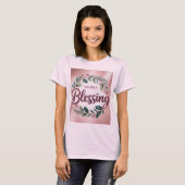 Roze You Are A Blessing T-Shirt (Voorkant volledig)