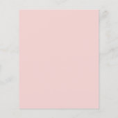 Roze Zakelijk Logo QR Code Sjabloon Flyer (Achterkant)