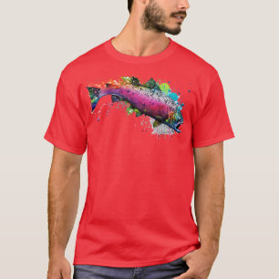 Roze zalm t-shirt
