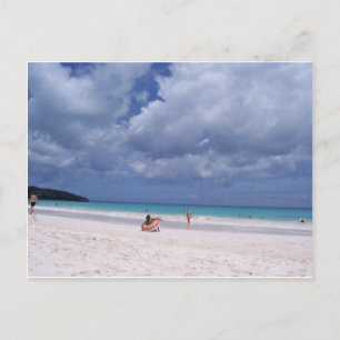 Roze zand briefkaart